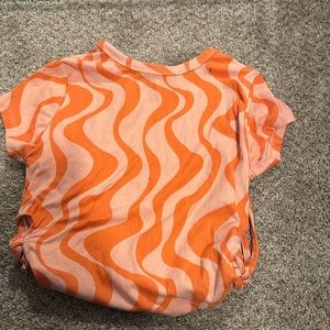 Pink and kinda orange shirt